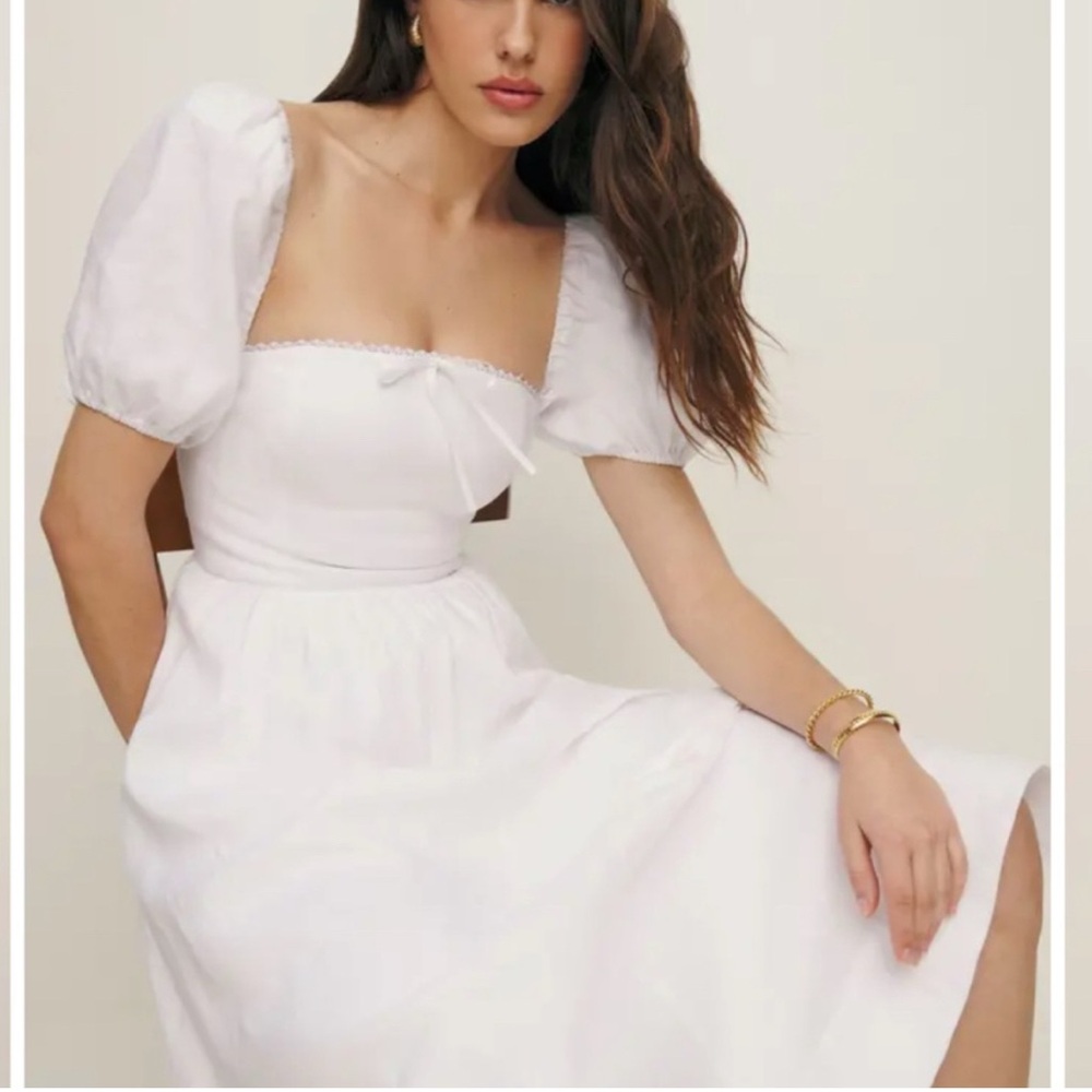 Reformation - Marella-A-Line linen dress
